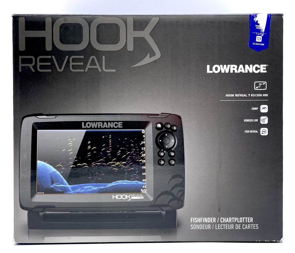 Lowrance Hook Reveal 7 83/200 HDI (New Open Box)
