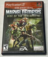 Marvel Nemesis: Rise Of The Imperfects PS2 Playstation 2 COMPLETE w/ Manual 2005