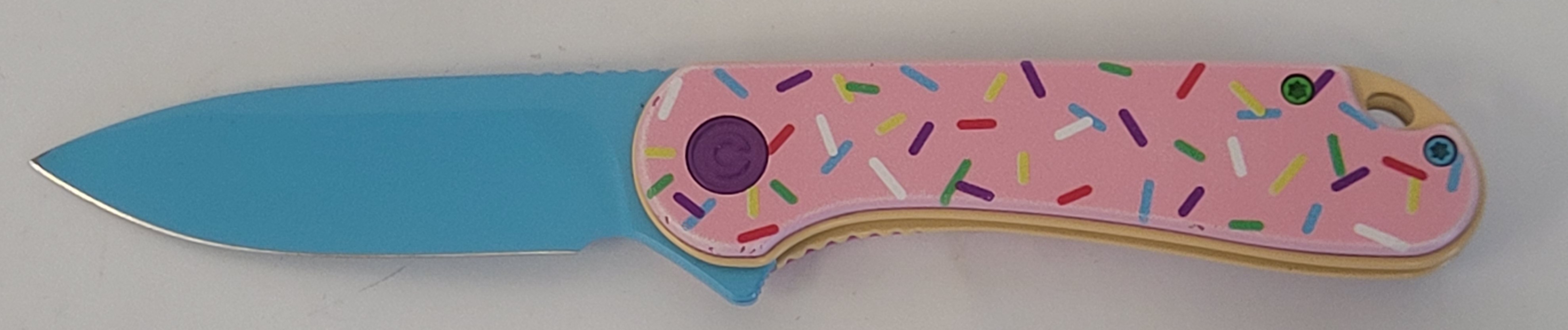 CIVIVI "DESSERT WARRIOR" LIMITED EDITION PINK DOUGHNUT KNIFE Avenue Shop Swap & Sell