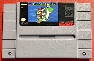 Super Mario World SNES Super Nintendo 1991 Cart Only TESTED AND WORKS