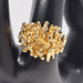 RETRO 10k Yellow Gold Nugget Ring 