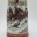 Vintage 1988 Anheuser-Busch Clydesdale Horse Holiday Beer Stein