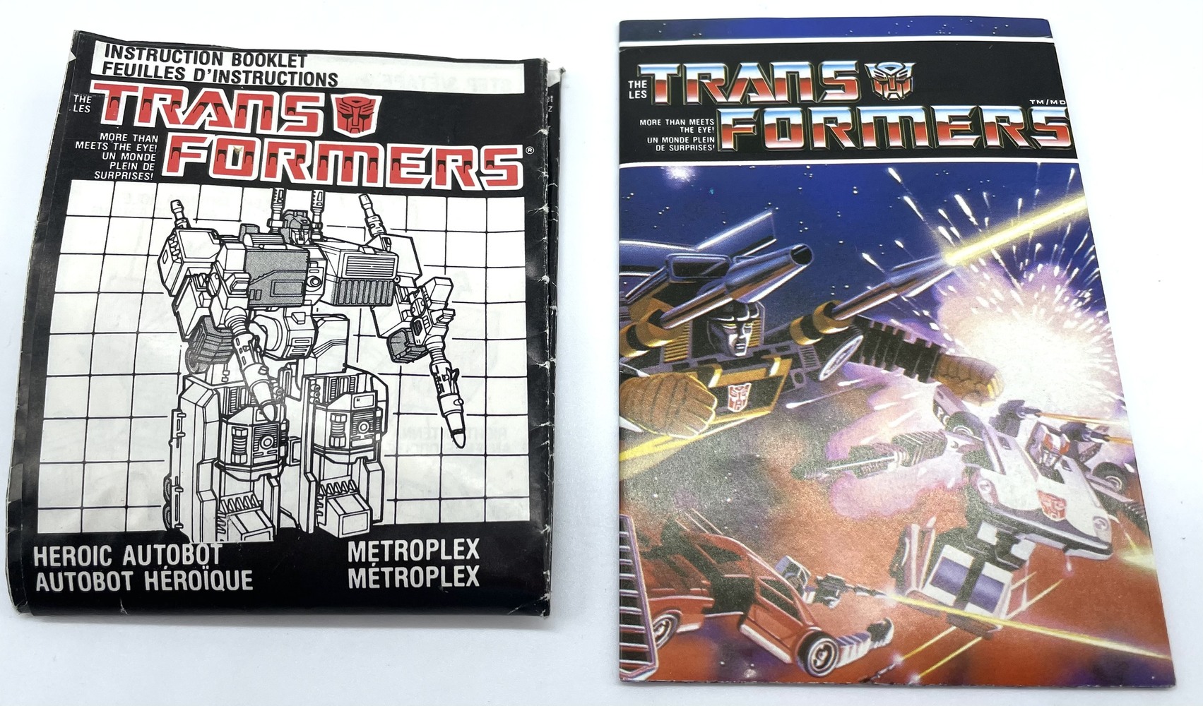 1986 Hasbro Canada G1 Transformers Metroplex