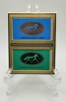 Gemaco Bridge Plastic Coated Kentucky Horse Park Playing Cards - Double Deck 