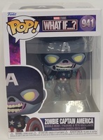 Funko Pop! Marvel Studios Zombie Captain America #941 What If..? Series Figurine
