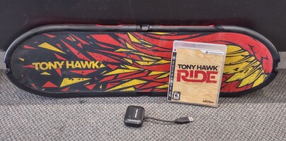 Tony Hawk Ride PS3 Game with Activision Shred Board and Dongle Bundle!!