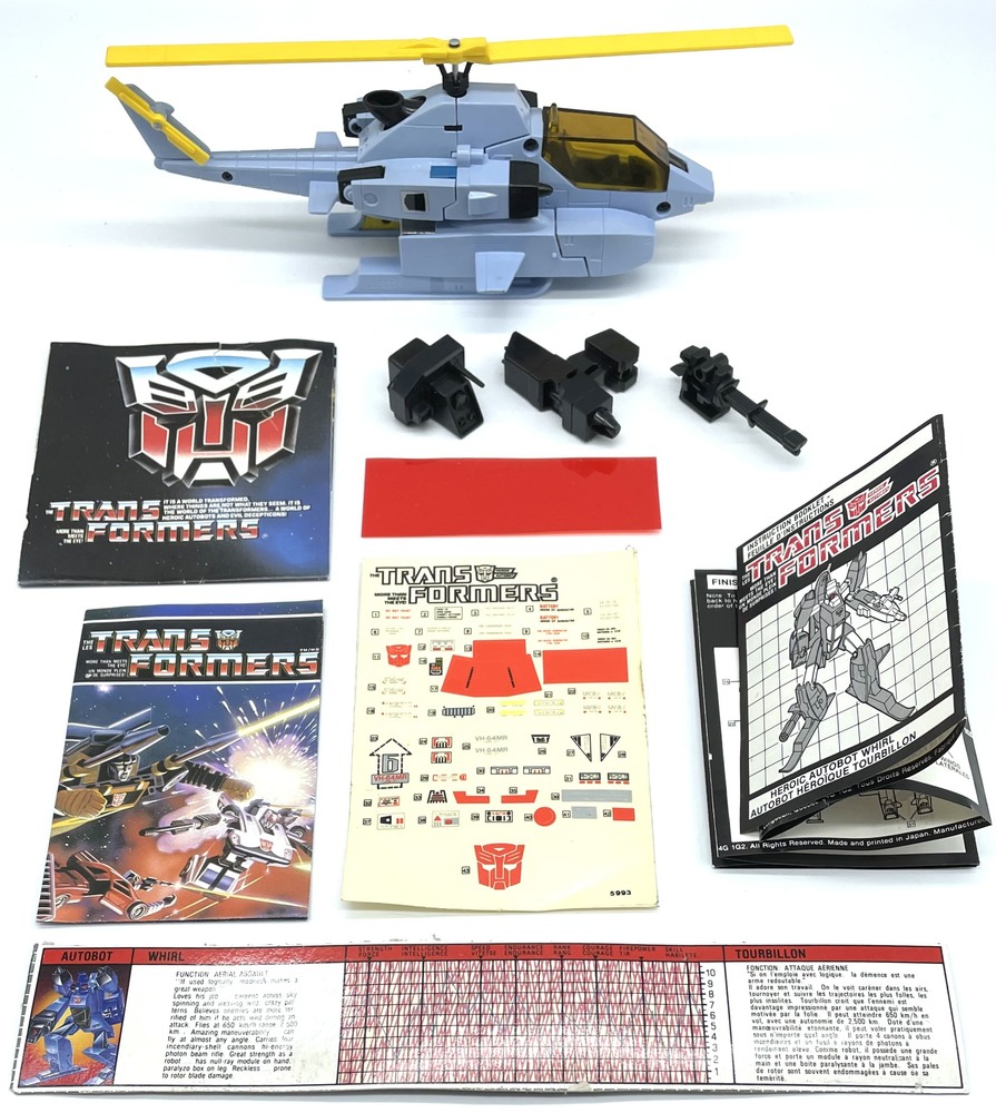 Transformers G1 Whirl 1984 (Bandai) Avenue Shop Swap & Sell