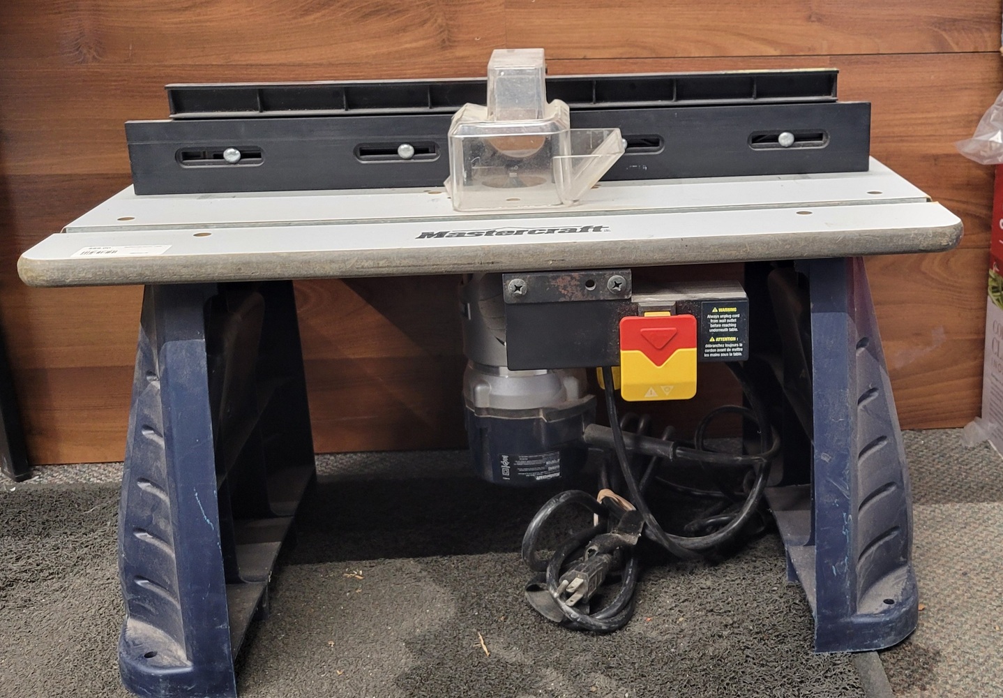 Mastercraft Corded Fixed Base Router & Table Set | Avenue Shop Swap & Sell