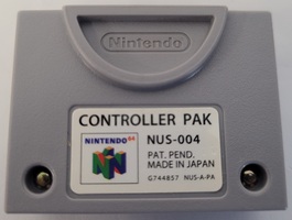 Nintendo 64 (N64) Console Controller Pak 
