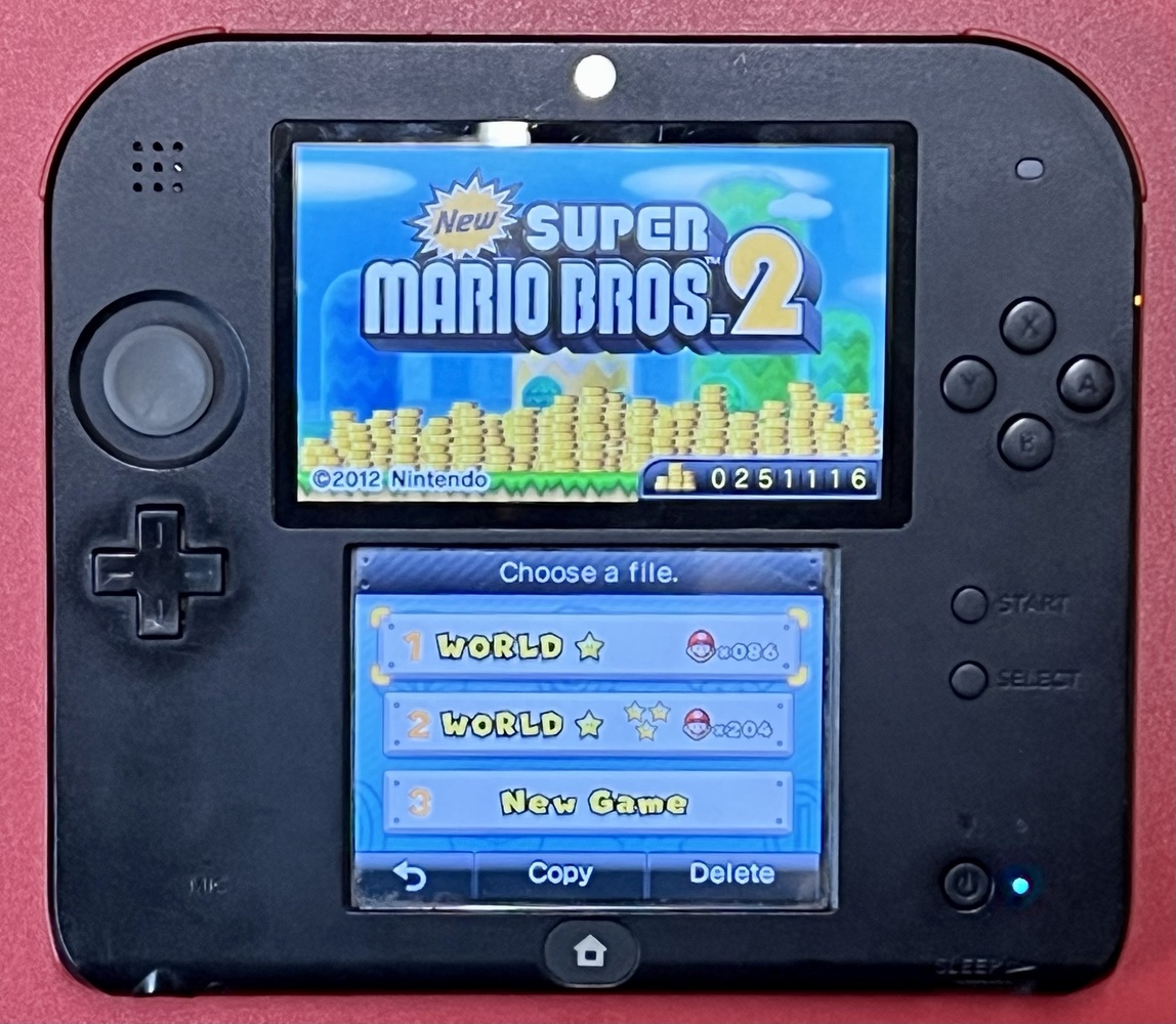 Nintendo New Super Mario Bros 2 Cartridge Only TESTED AND WORKS DS 2DS 3DS 2012