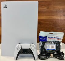 Playstation 5 Disc Version - 1tb - all cords and one controller