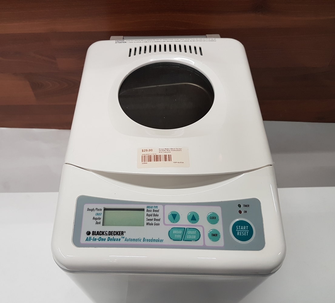 Black & Decker All in One Deluxe Automatic Breadmaker Avenue Shop