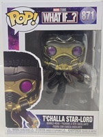 Funko Pop! Marvel What If...? T'Challa Star-Lord #871 Vinyl Bobble-Head Figure 