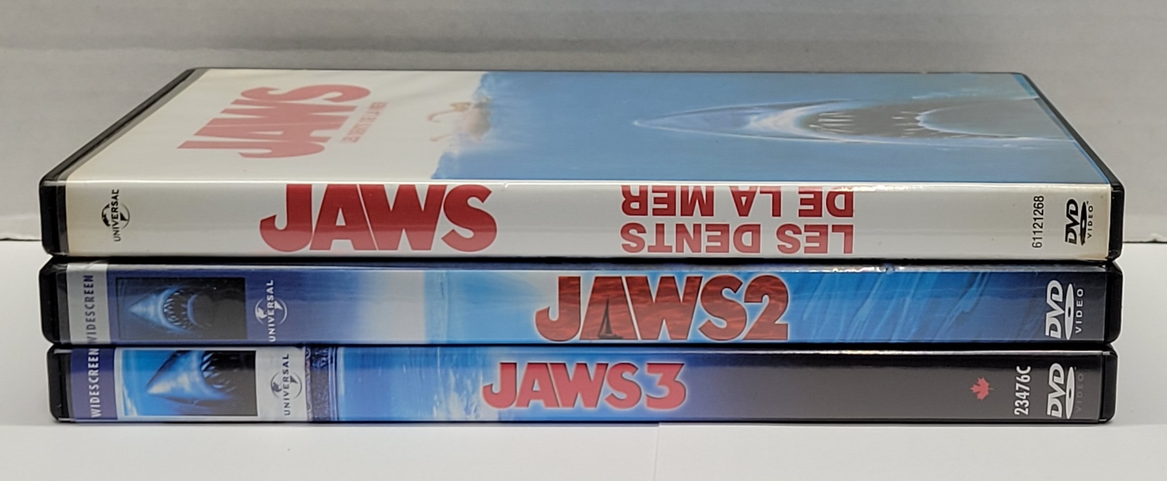 Jaws 1-3 DVD Dennis Quaid Bess Armstrong Louis Gossett Jr.