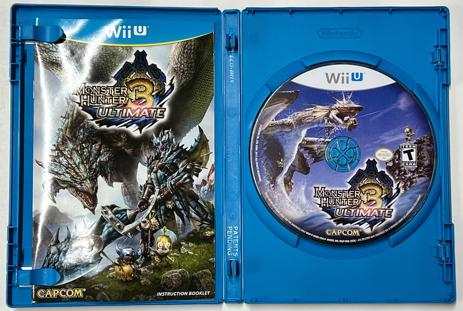 Monster Hunter 3 Ultimate Nintendo Wii U 2013 CIB COMPLETE