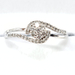 Ladies White Gold and Diamond Cluster Ring 