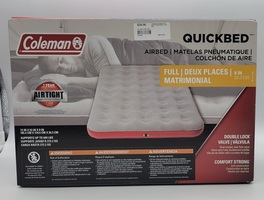 BNIB Coleman Quickbed Airbed 8" - Full - Dual Sealed Leak Free Valve