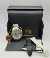 Luxurman Diamond Fully Iced Out Wristwatch - LIKE NEW!