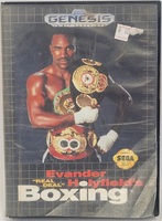 Sega Genesis Evander Holyfield's Real Deal Boxing Game 