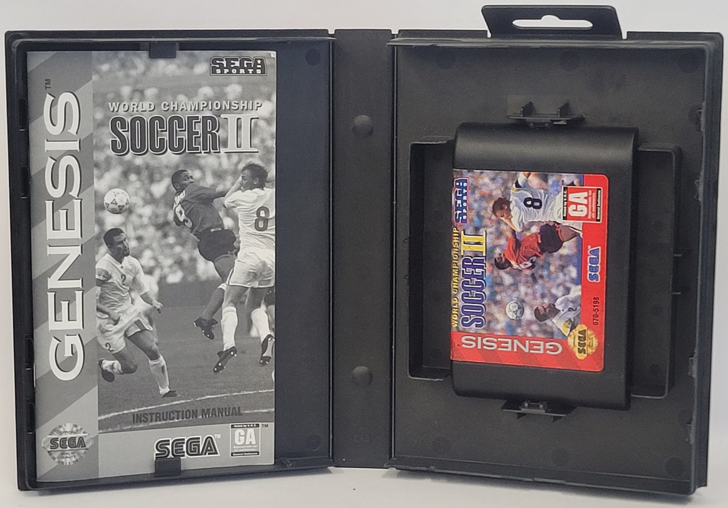 Sega Genesis World Championship Soccer 2 Game 