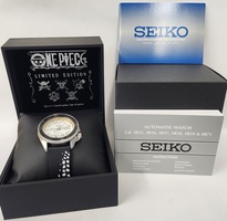 Seiko Limited Edition One Piece Wrist Watch with Box+Papers 