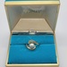 14k Yellow Gold Swirly Bypass Gemstone Solitaire Ring Size 6