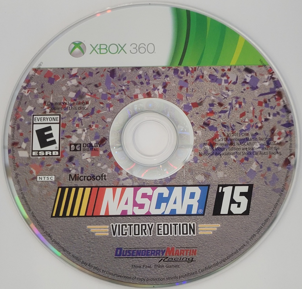 NASCAR '15 Victory Edition *XBOX 360* Game *Like New* Complete *Joey Logano*