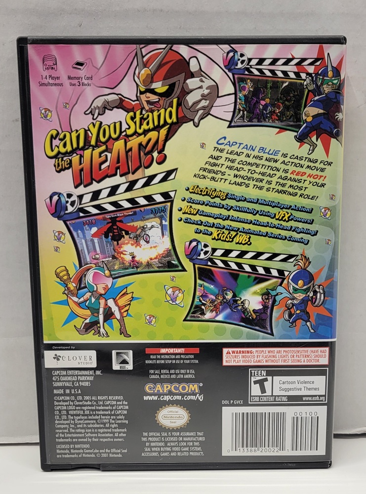 Nintendo GameCube Viewtiful Joe Red Hot Rumble With Manual