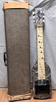 National THE CHICAGOAN Grey Pearloid Electric Lap Steel GUITAR with Case