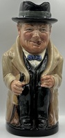Vintage Royal Doulton Winston Churchill Large 9" Toby Mug Jug Limited #8360