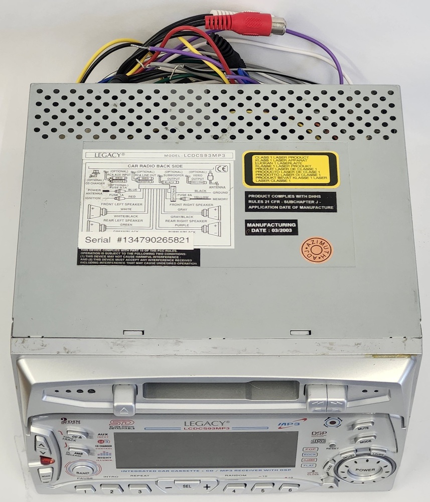 Legacy Car Radio CD MP3 Cassette Deck Head Unit Avenue Shop Swap & Sell