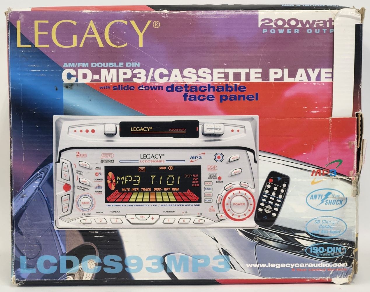 Legacy Car Radio CD MP3 Cassette Deck Head Unit Avenue Shop Swap & Sell