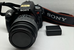 Sony Alpha SLT-A55V Digital SLR Camera AND 18-55mm LensBundle TESTED 7K CLICKS