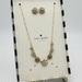 Kate Spade New York Gold Tone Floral Crystal Necklace & Earring Set
