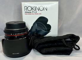 Rokinon 50mm T1.5 AS UMC Cine DS Lens for Canon EF-Mount