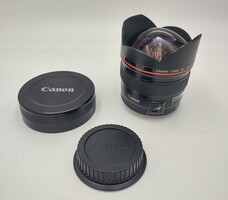 Canon EF 14mm 1:2.8 L Ultrasonic USM Wide Angle Lens w/ Caps and Bag
