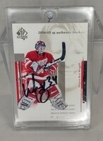Manny Legace #34 Detroit Red Wings Signed Upper Deck Card