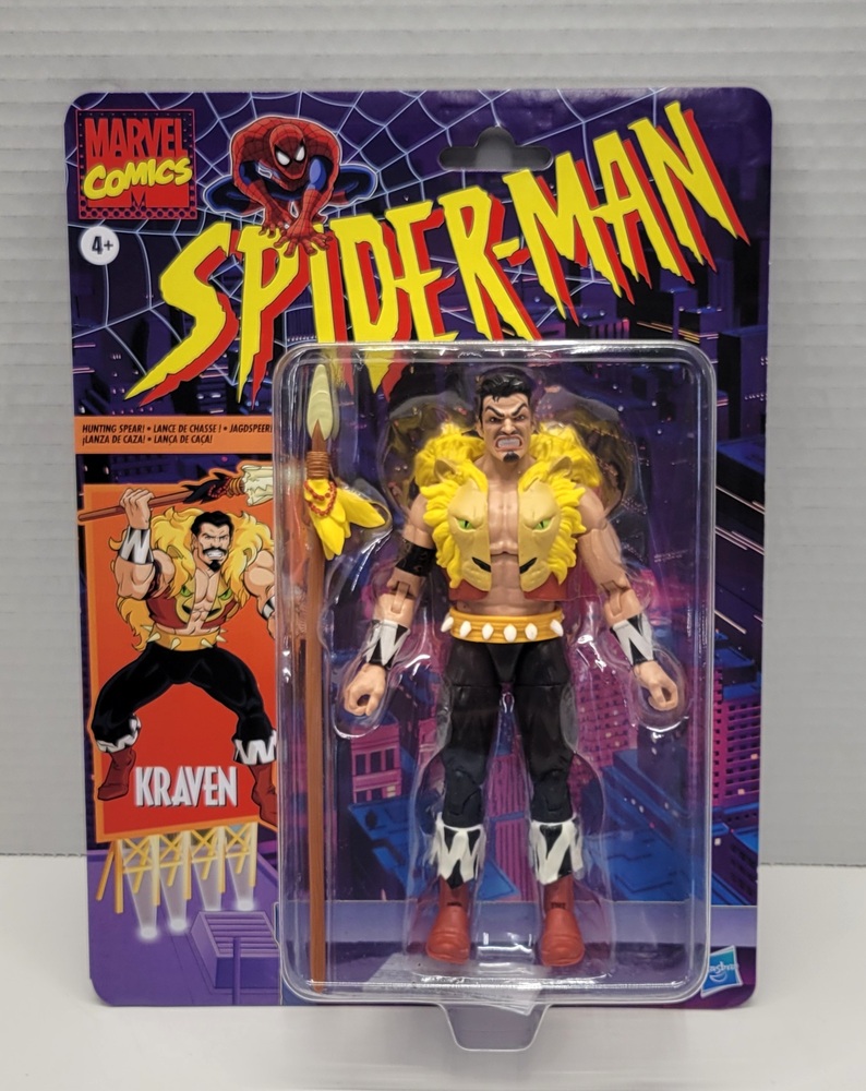 Hasbro Marvel Kraven The Hunter Figure - 15cm Spiderman Comics Collectible