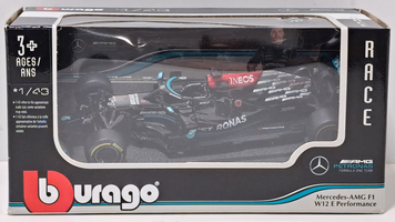 Burago Mercedes AMG F1 W12 E Performance 1/43 Scale 18-38038 Valtteri Bottas