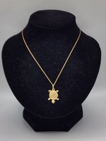 10K Yellow Gold Turtle Pendant