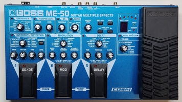 BOSS ME-50 Guitar Multiple Effects Processor Multi Effector Pedal Tested