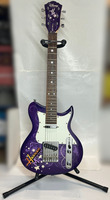 Purple Hannah Montana Secret Star Disney By Washburn 3/4 Electric Guitar