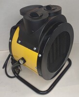 Yellow Portable Electric Fan Heater