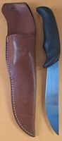 Vintage US Gerber Magnum Hunting Knife With Original Leather Sheath