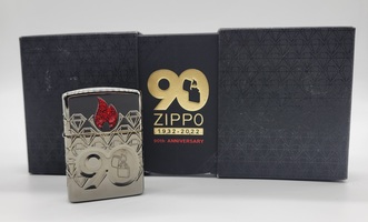 Zippo 90th Anniversary 2022 Collectible of the Year - Limited 6000 - Black Ice