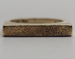 14 Karat Yellow Gold 3.25mm Thin Band Ring - Size: 6