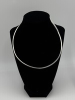 Sterling Silver 0.925% Millennium Torc/Torque Necklace!