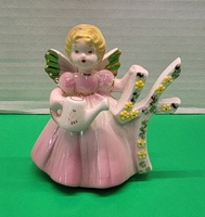 Josef Originals 4th Birthday Angel Figurine with Original Tags