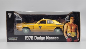 Greenlight Hollywood Collectibles Rocky III 1978 Dodge Monaco 1:24 Die Cast Car 