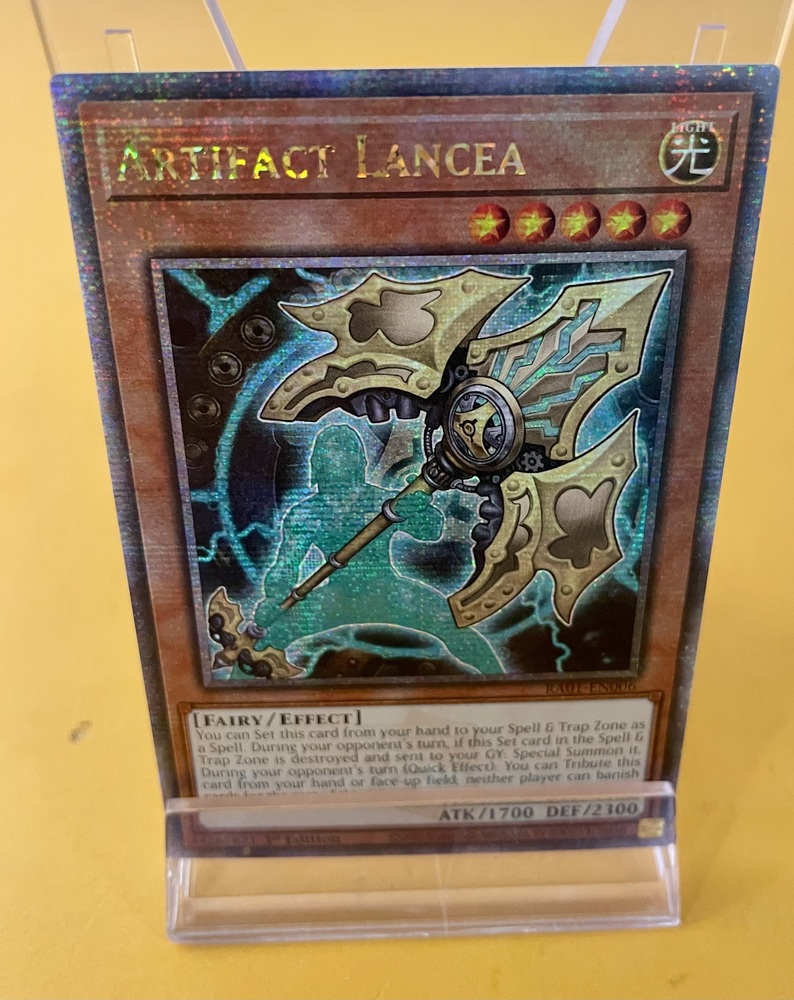 Yu-Gi-Oh! Artifact Lancea RA01-EN006 Ultra Rare 1st Edition Card - Near Mint